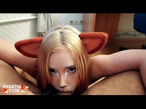 ❤️ Kitsune loro dick na kụkọba n'ọnụ ya Anal porn